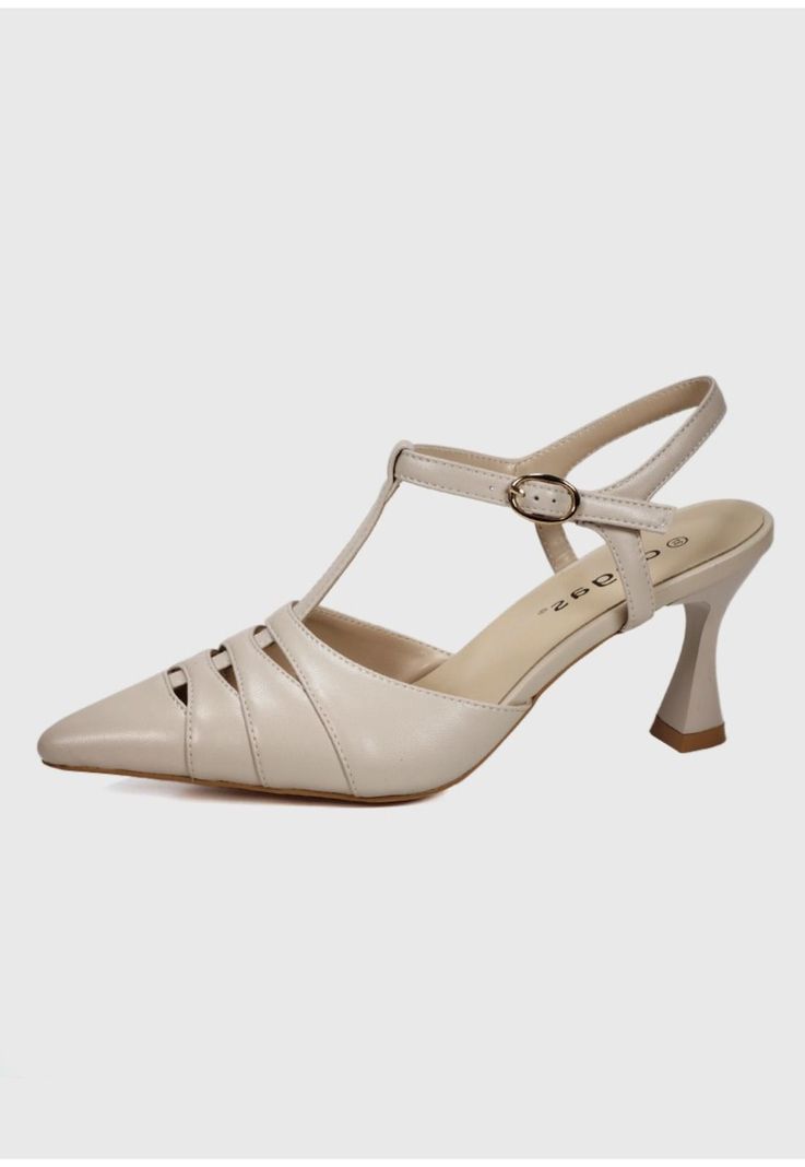 Sandalia Cuero Agle Beige-0