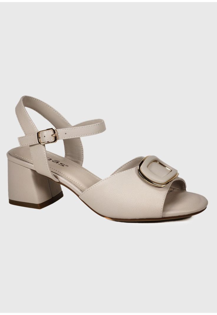 Sandalia Cuero Vaniria Beige-1