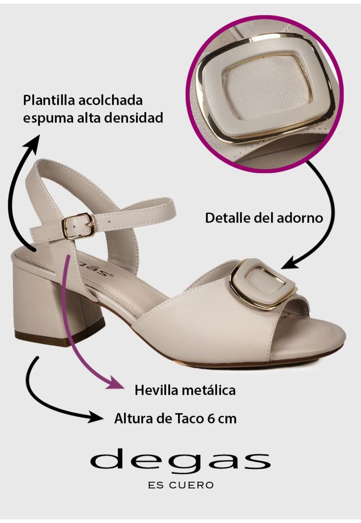 Sandalia Cuero Vaniria Beige-2