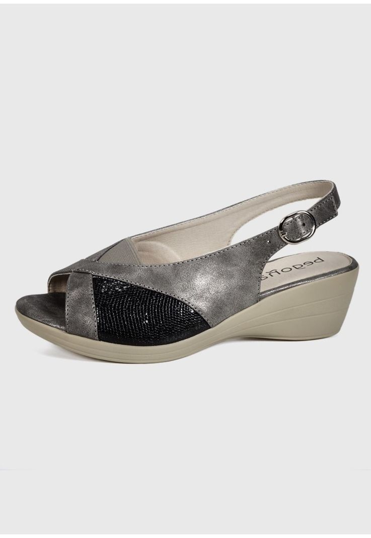Sandalia Melba Plateado-0