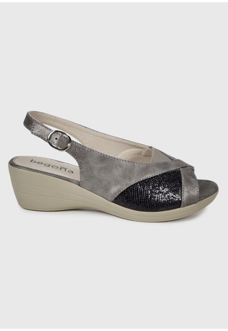 Sandalia Melba Plateado-1