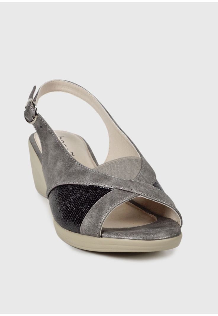 Sandalia Melba Plateado-3