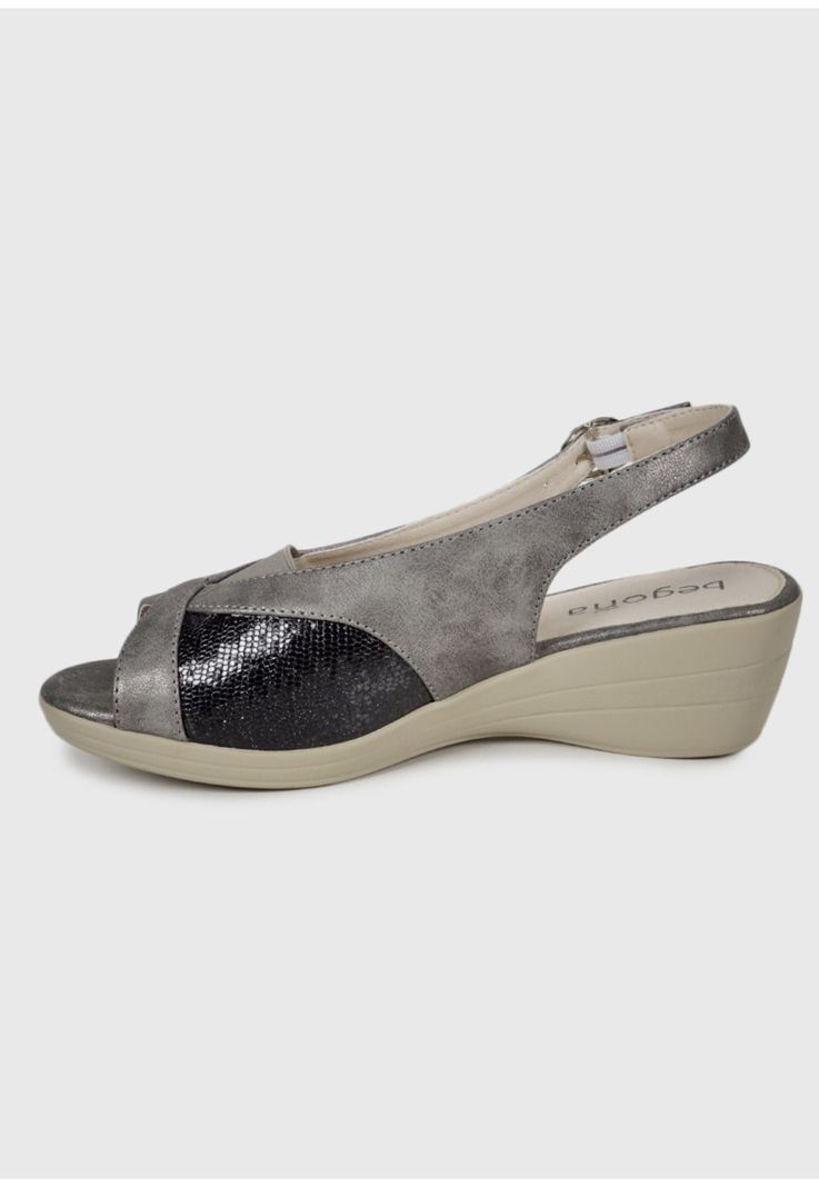 Sandalia Melba Plateado-5