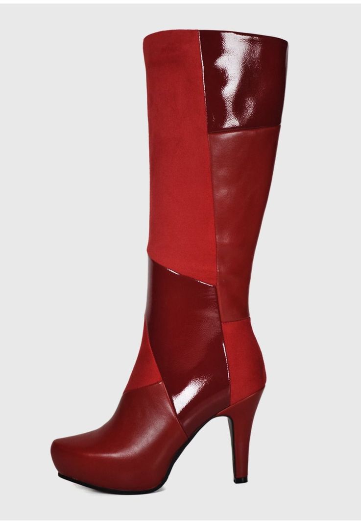 Bota Mujer Iballa Rojo -0