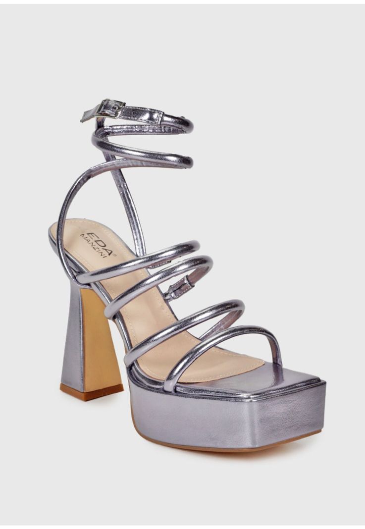 Sandalia Safiye Plateado-3