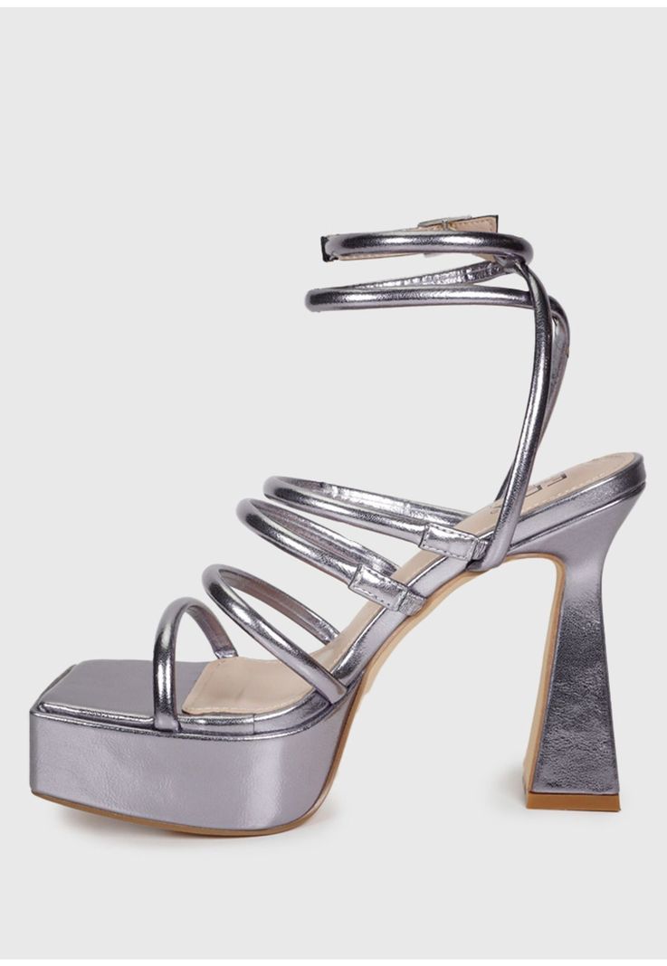 Sandalia Safiye Plateado-5