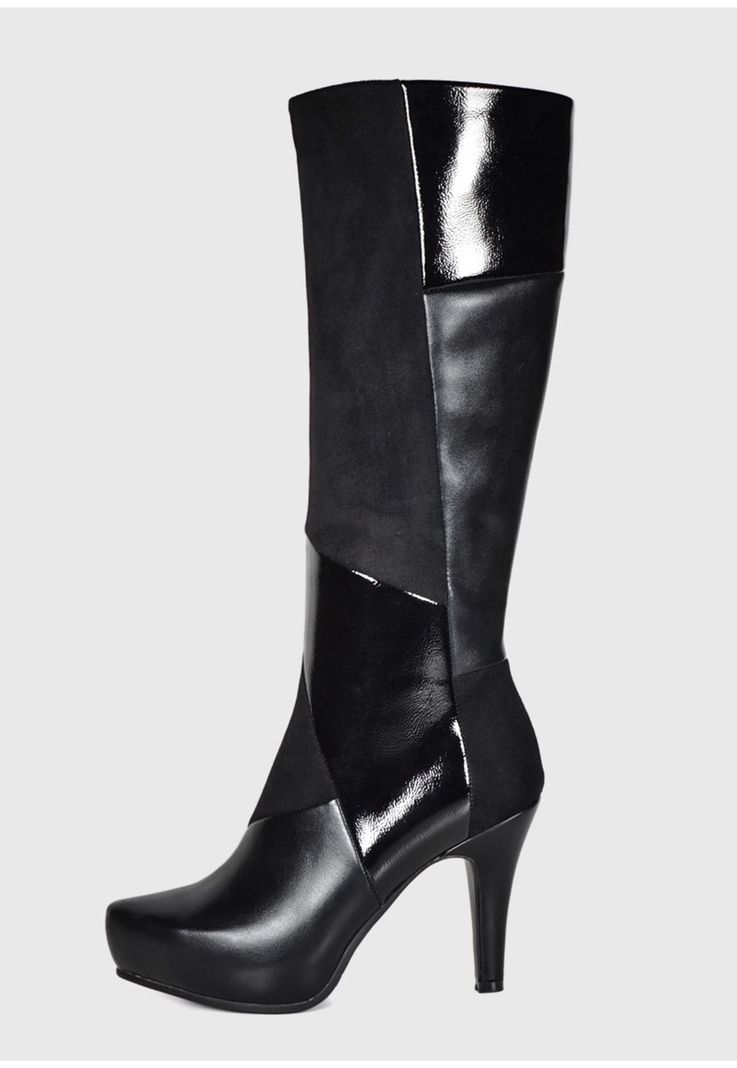 Bota Mujer Iballa Negro -1