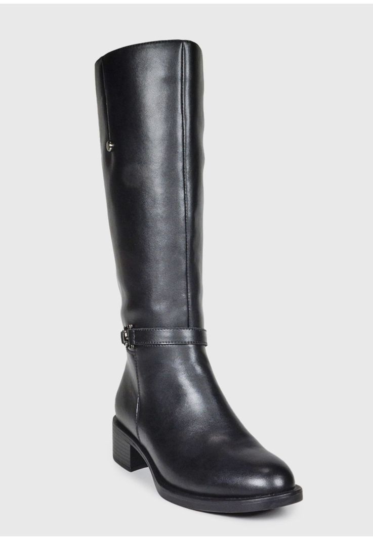 Bota Cuero Auka Negro-3