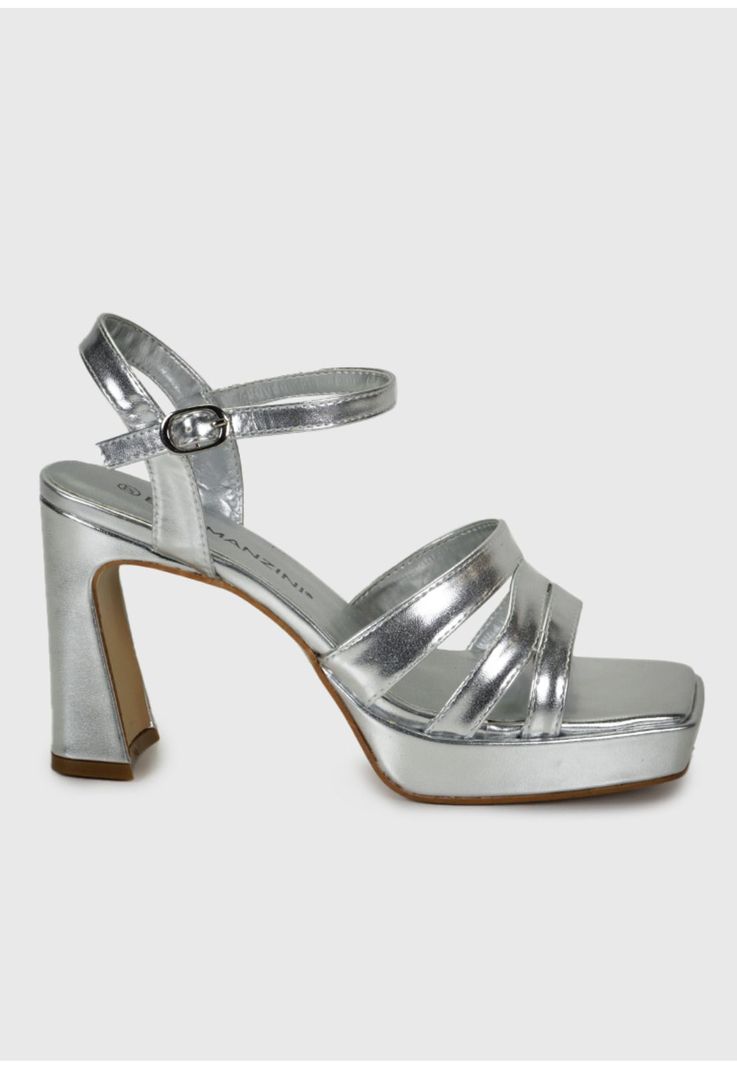 Sandalia Petral Plateado-3