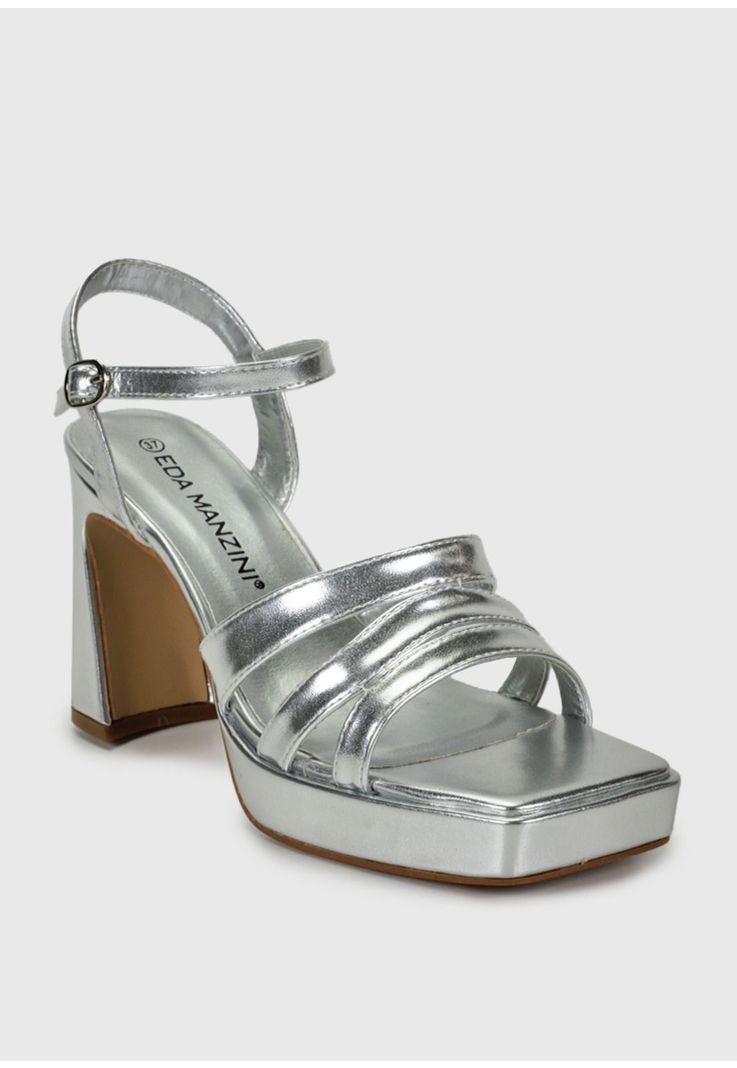 Sandalia Petral Plateado-5