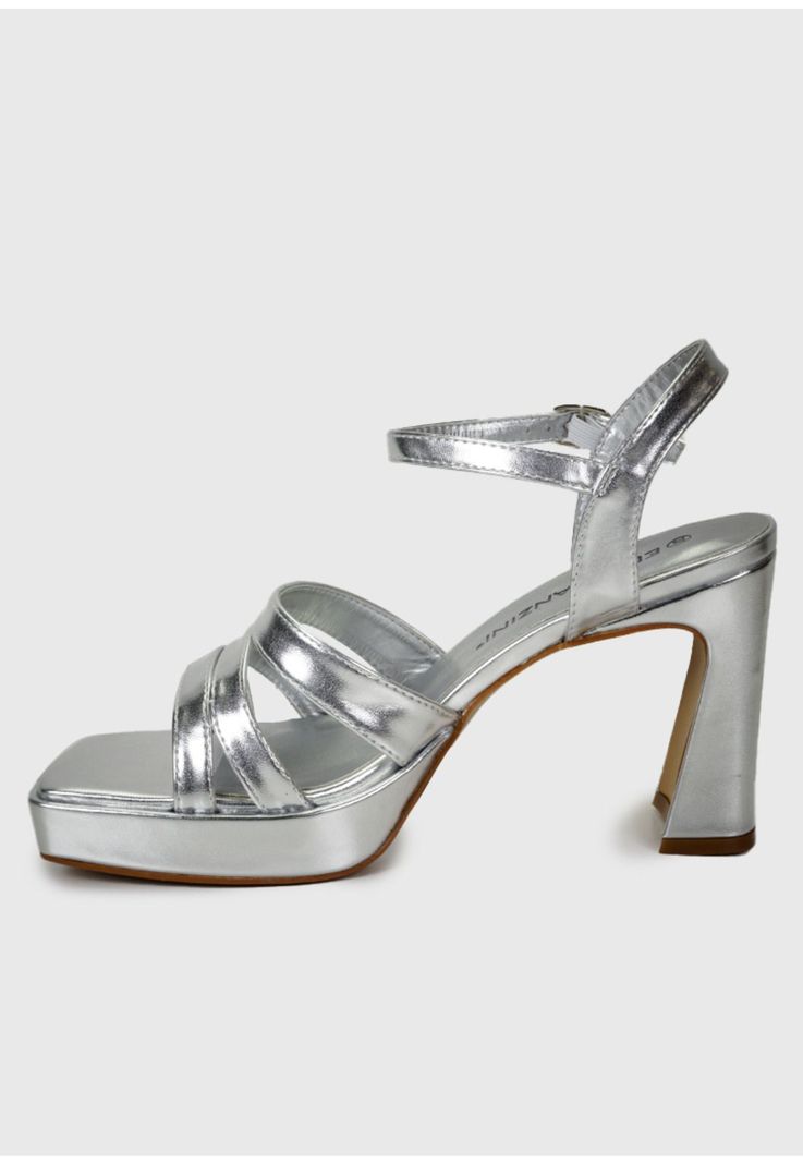 Sandalia Petral Plateado-6