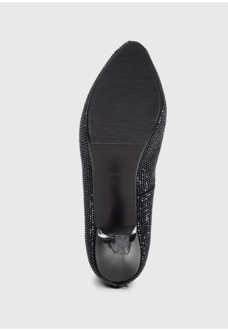 Zapato Candela Negro con brillos-7