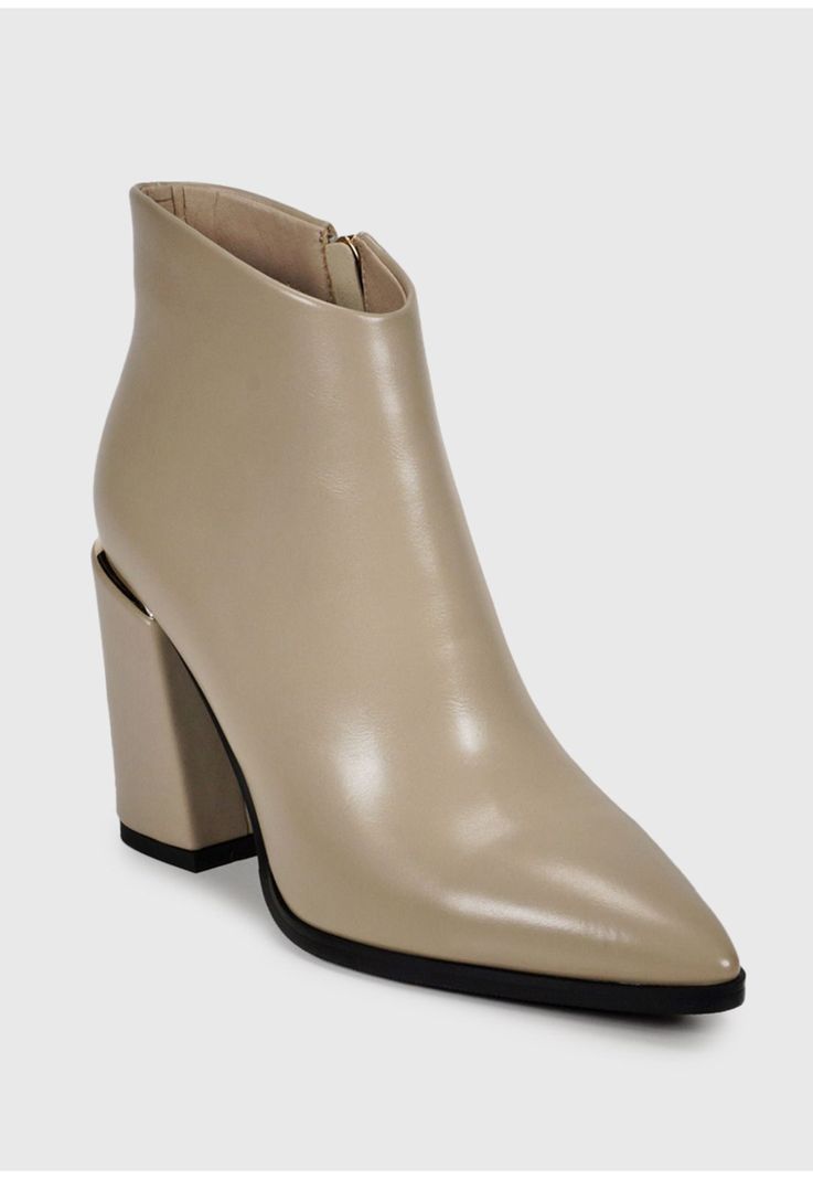 Botín Mujer Ariaza Beige -3