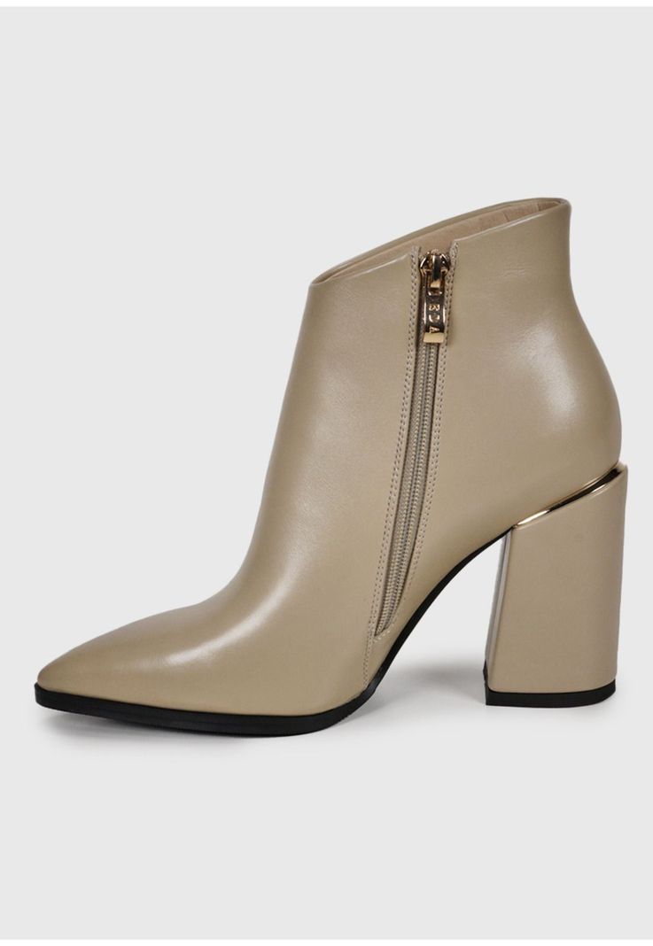Botín Mujer Ariaza Beige -5