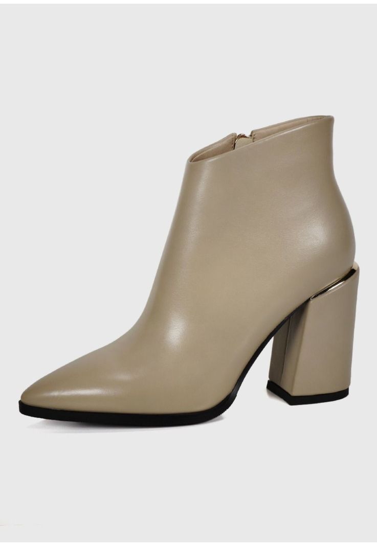 Botín Mujer Ariaza Beige -1