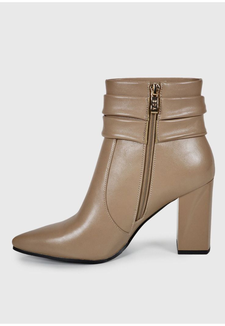 Botín Mujer Debra Beige -6