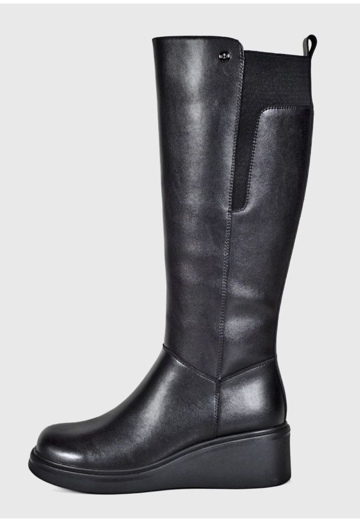 Bota Cuero Emel Negro-0