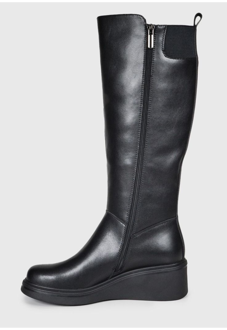 Bota Cuero Emel Negro-5