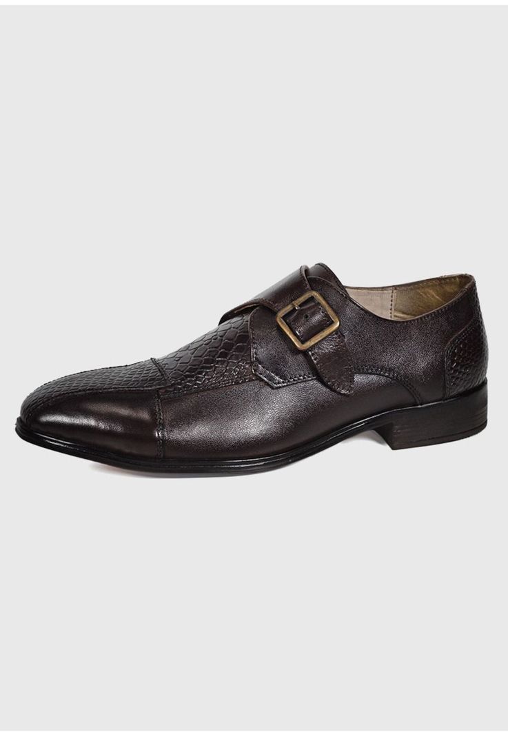 Zapato Cuero Verona Café Oscuro-0