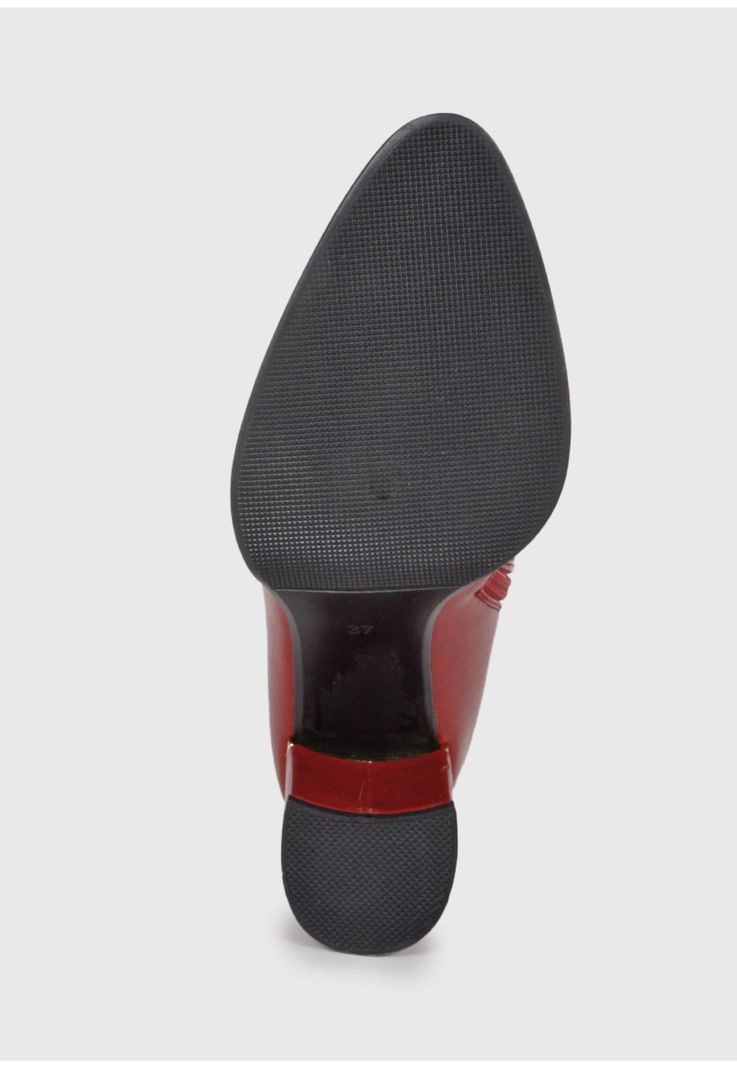 Botín Mujer Naima Rojo -7