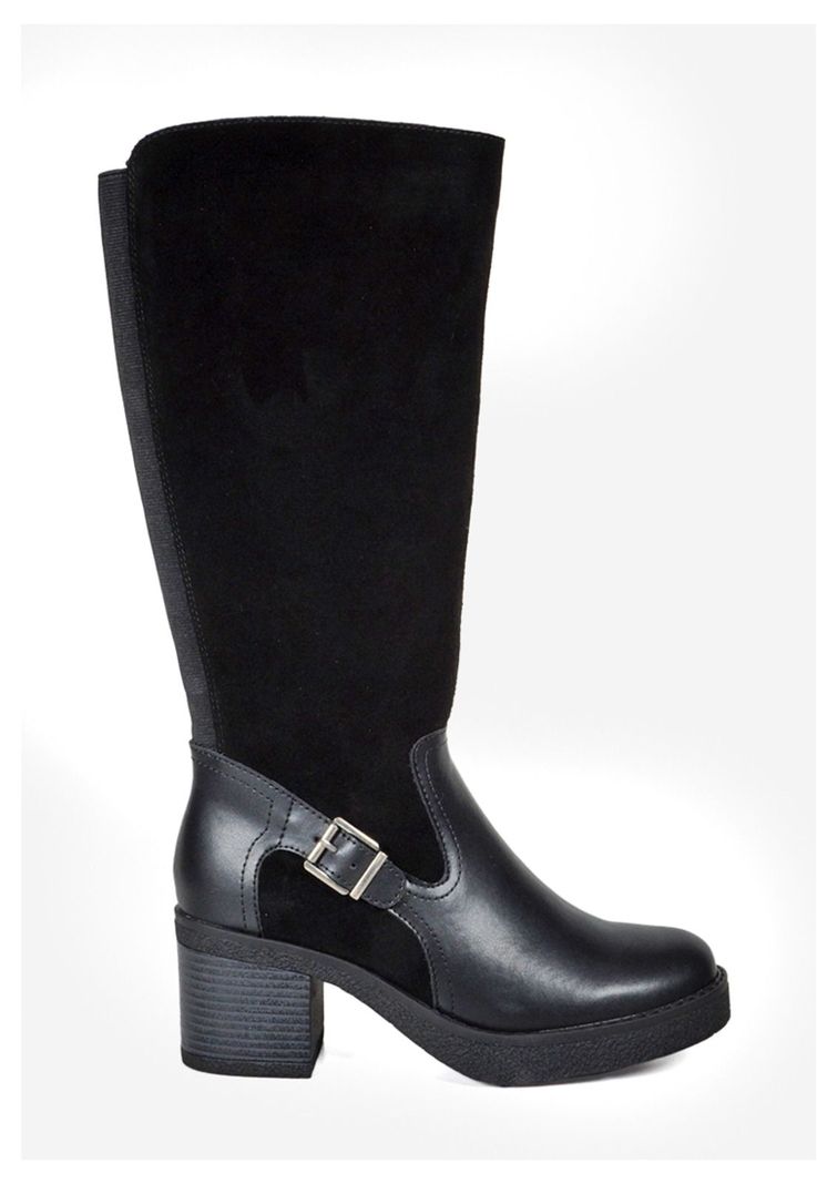 Bota Cuero Usune Negro