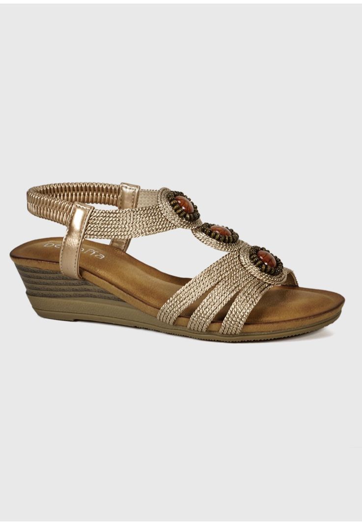 Sandalia Lurian Dorado-1