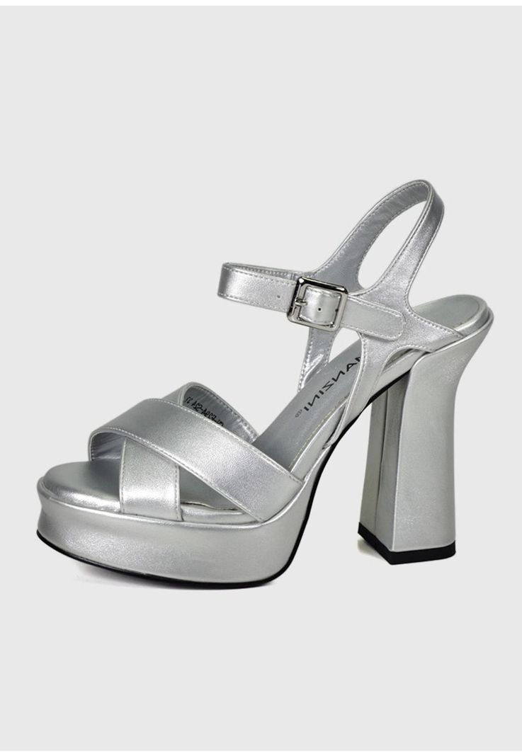 Sandalia Almha Plateado-0
