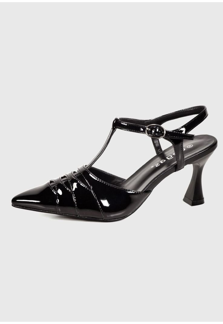 Sandalia Cuero Agle Negro-0