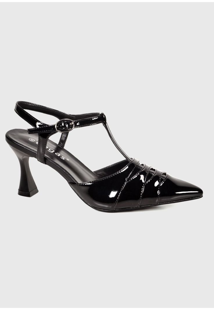 Sandalia Cuero Agle Negro-1