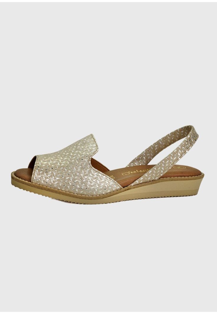 Sandalia Gigi Beige Metalizado-0