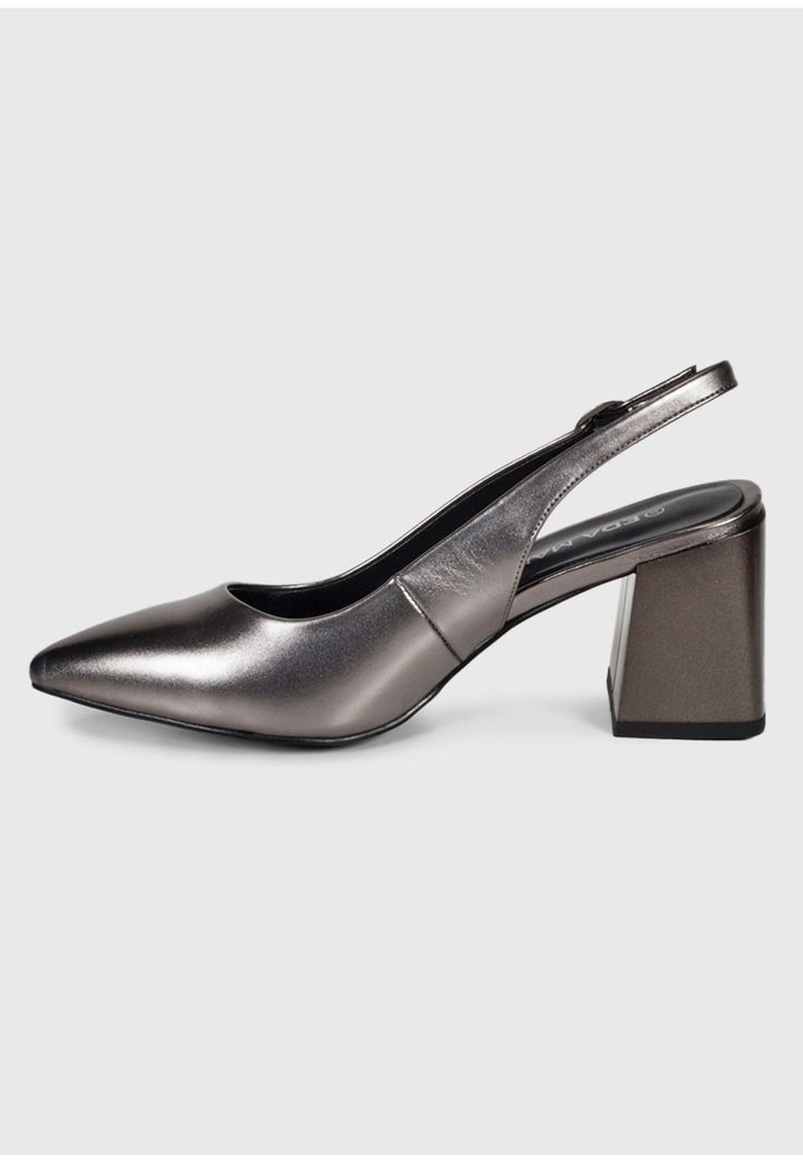 Sandalia Gadea Plateado Oscuro-5