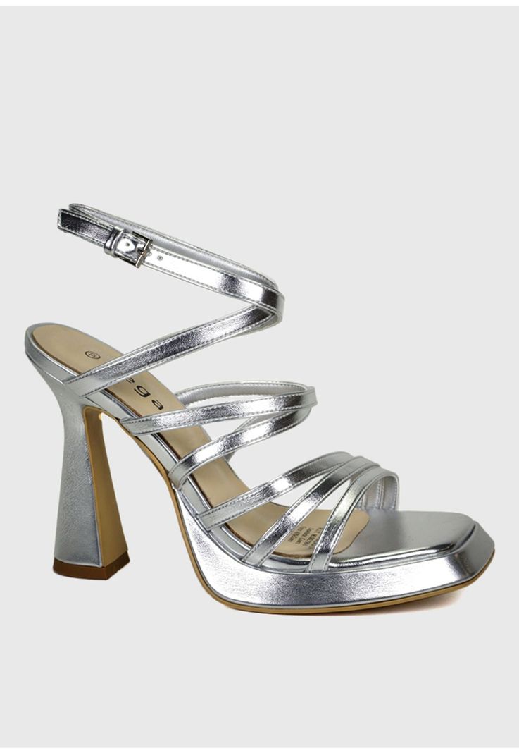 Sandalia Damila Plateado-2
