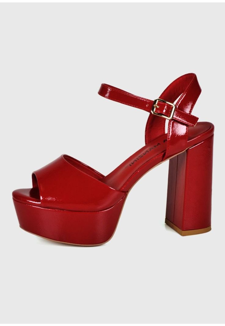 Sandalia Goldie Rojo-0