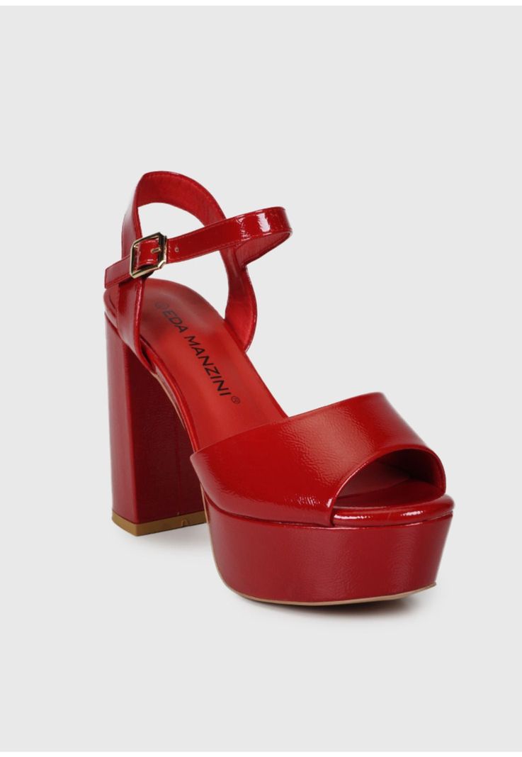 Sandalia Goldie Rojo-3