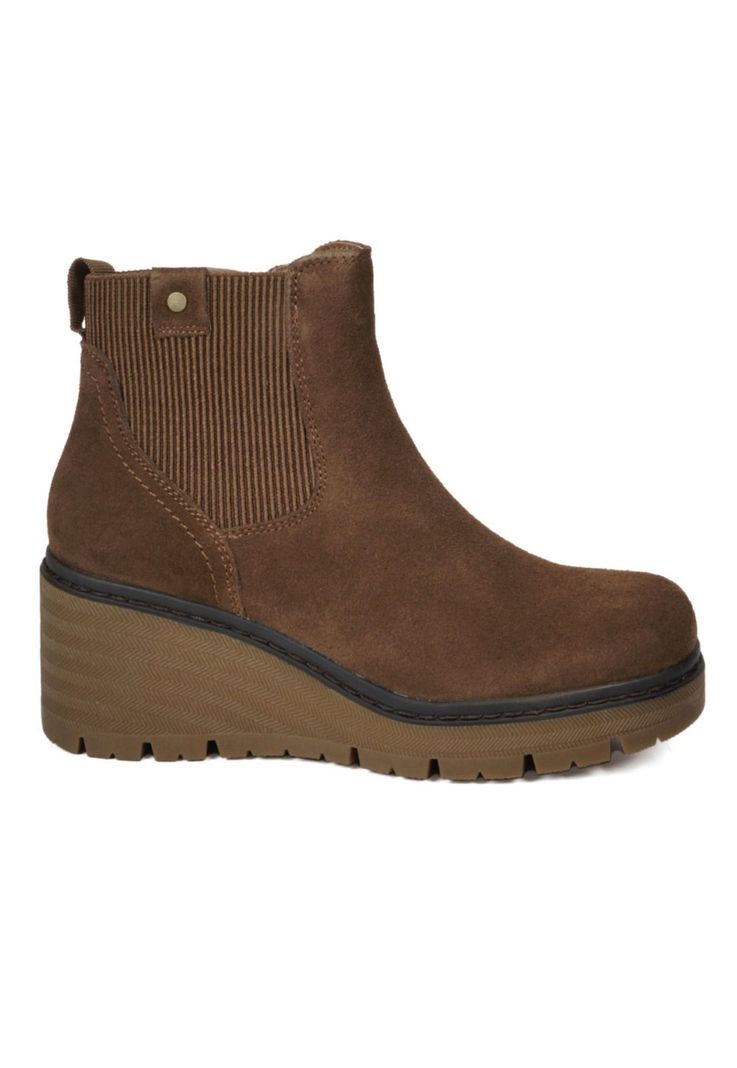 Botin Mujer Cuero Atteneri Cafe