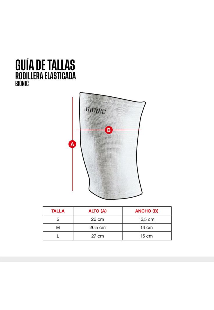 RODILLERA BIONIC ELASTICADA BL -2