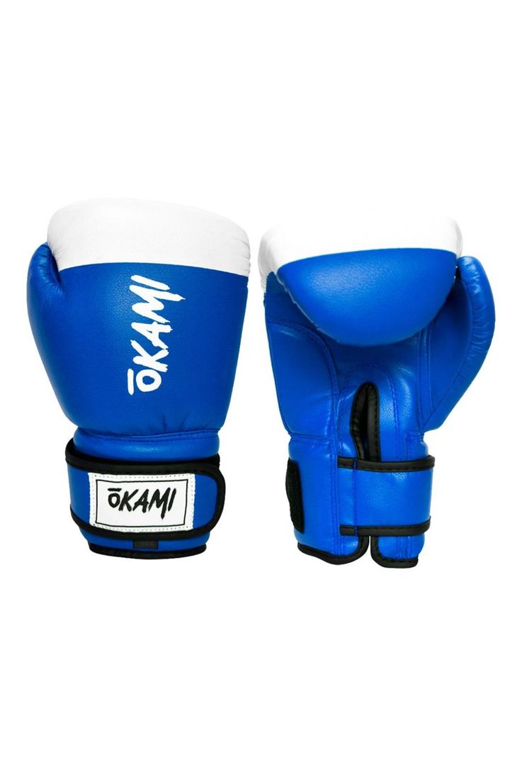 Guante Box Okami Profesional Azul Blanco-2