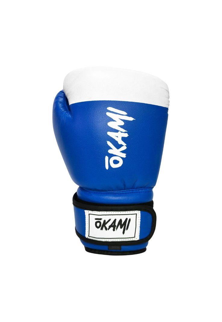 Guante Box Okami Profesional Azul Blanco-4