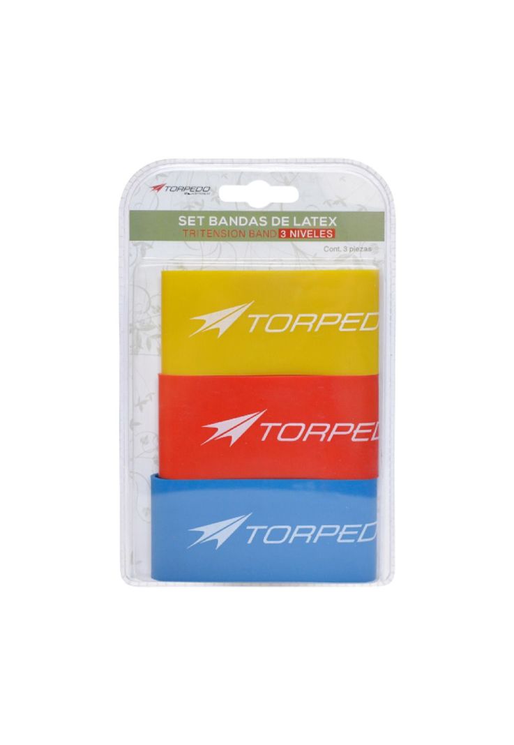 Set Bandas Resistencia Torpedo Circular 3 Niveles-1