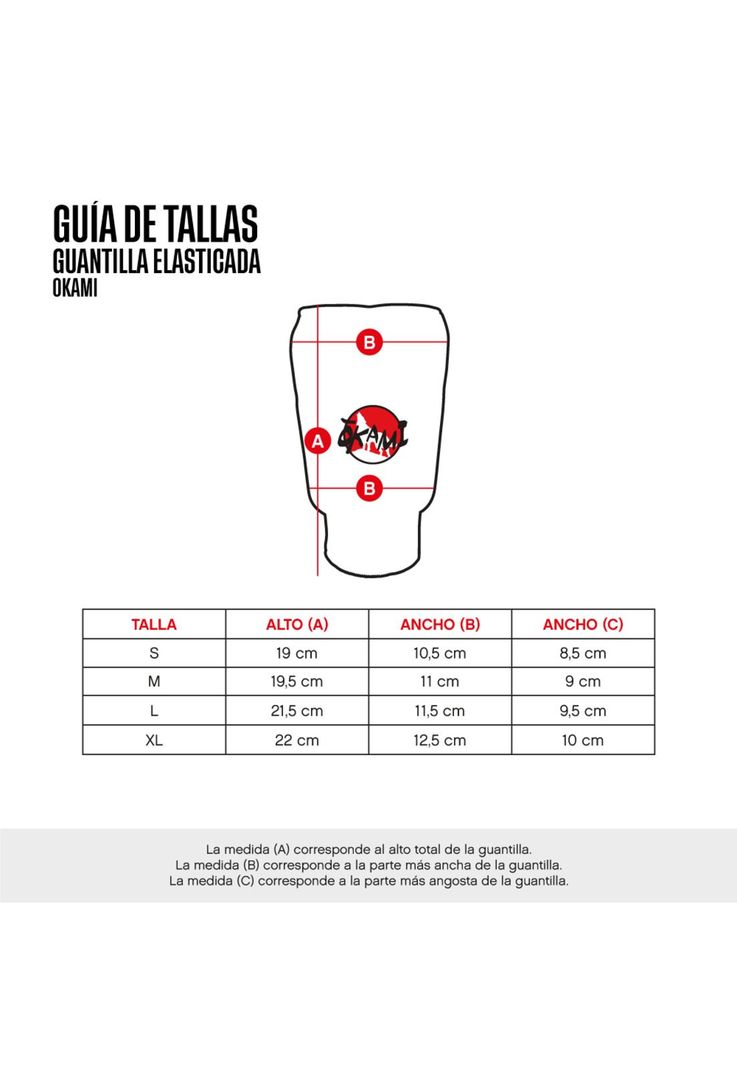 GUANTILLA ELASTICADA OKAMI BL-2