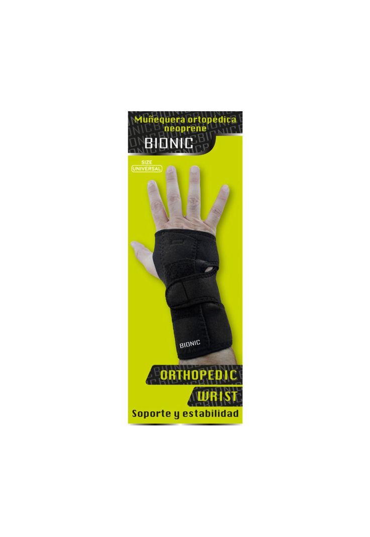 MUNEQUERA BIONIC NEO ORTOPEDICA NG UNIV Negro
