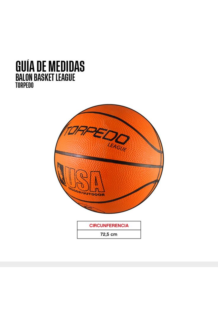 Balon Basket Torpedo League N° 6-2