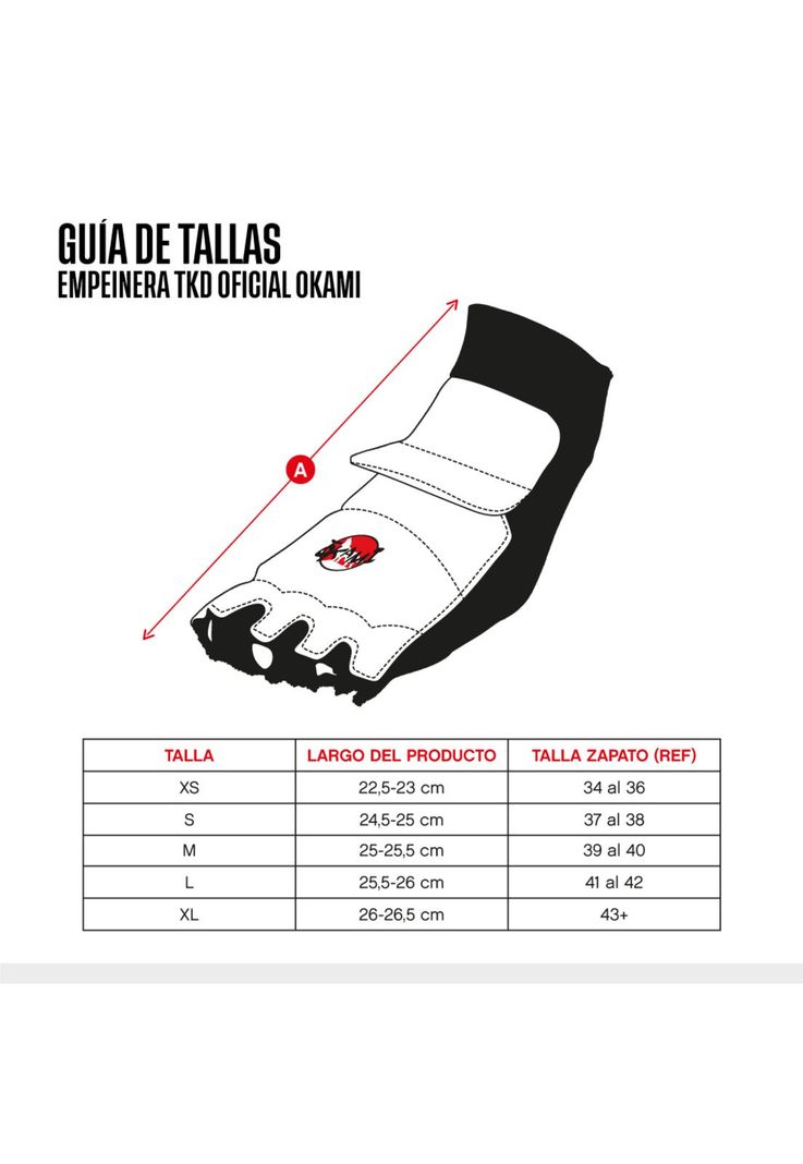 Empeinera Taekwondo Elasticada Okami Oficial-1