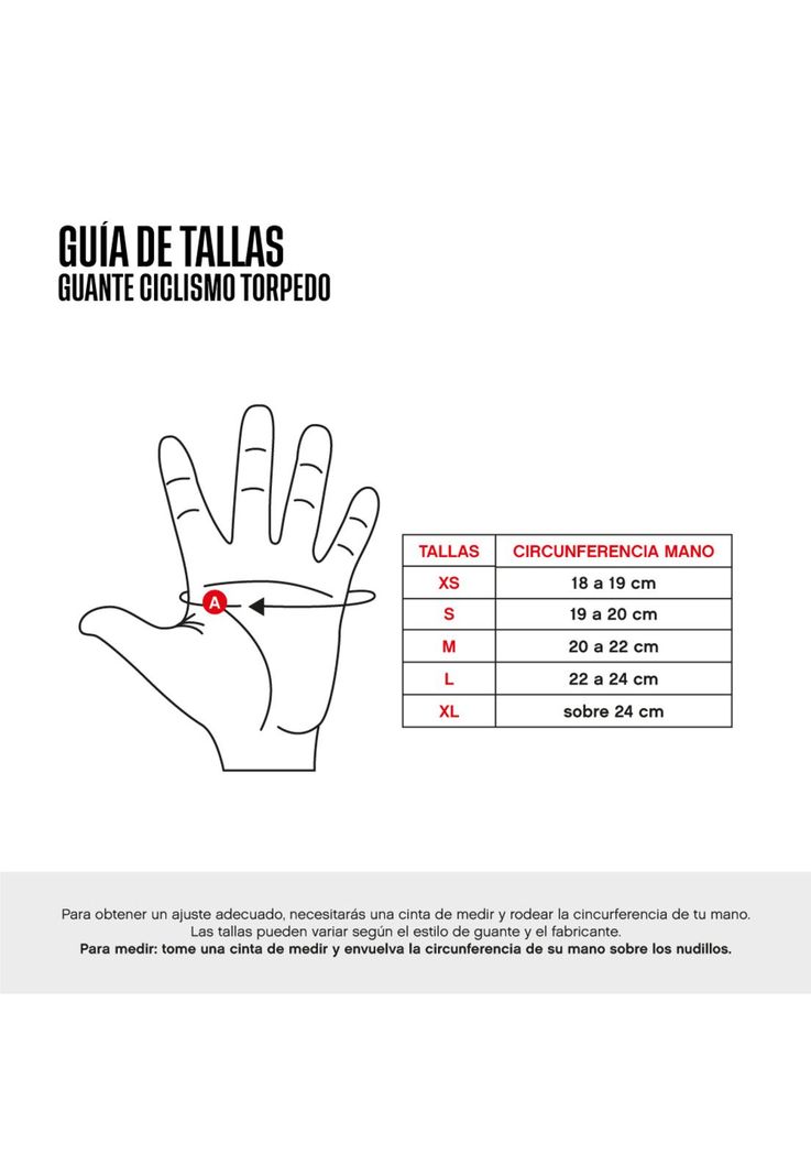 Guante Torpedo Ciclista Gel Negro -1