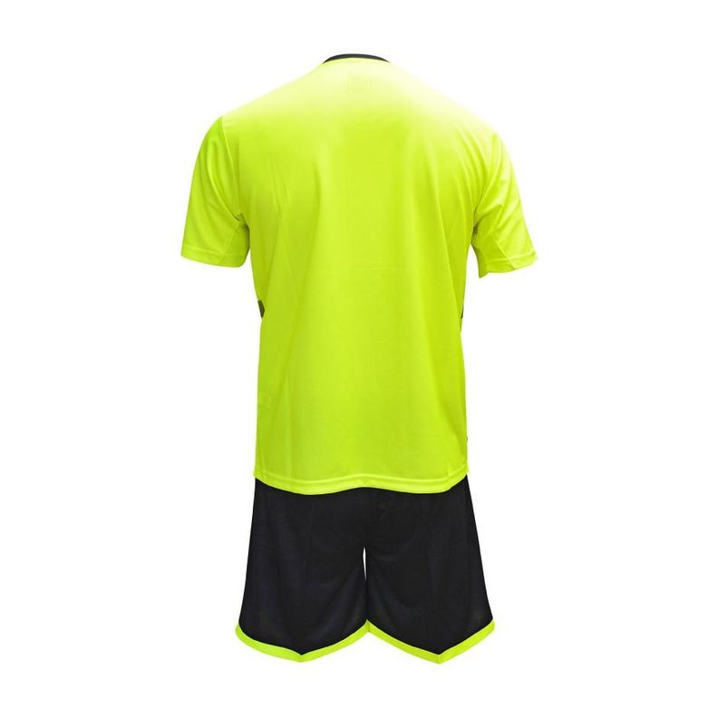 Set Camiseta + Short Ho Soccer Line Amarillo - Negro-2