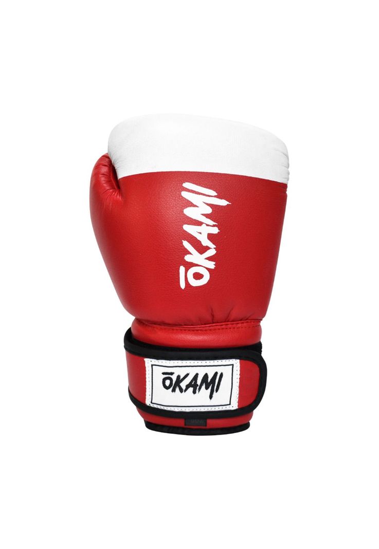 Guante Box Okami Profesional Rojo Blanco-4