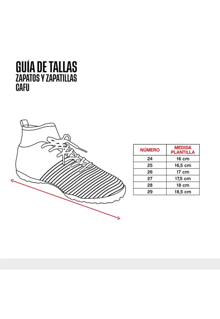 ZAPATILLA BABY FUTBOL CAFU TECH-5