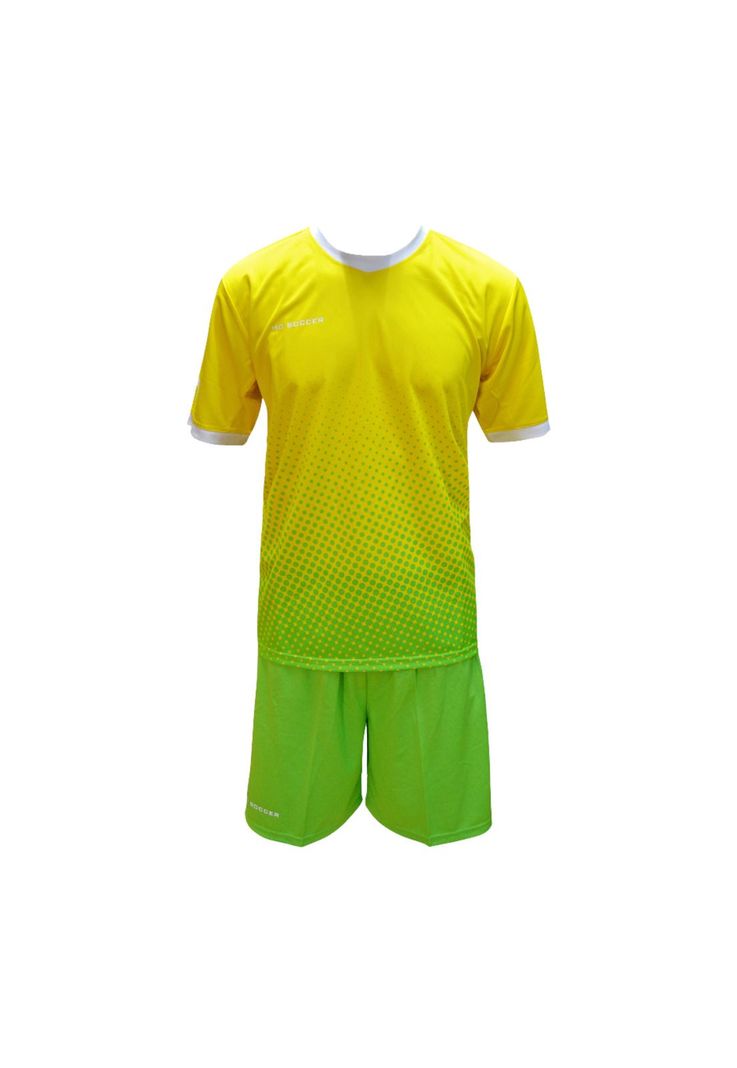 Set Camiseta + Short Ho Soccer Torm Amarillo - Verde-1