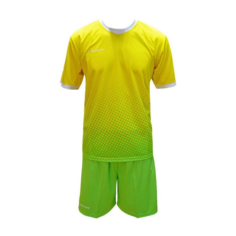Set Camiseta + Short Ho Soccer Torm Amarillo - Verde-0