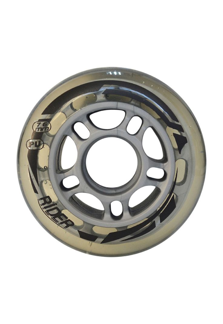 Set 4 Ruedas Rider Repuesto Transparente 76 mm-3